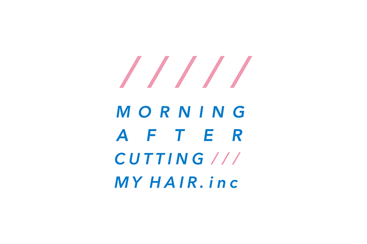 morning after cutting my hair｜ロゴ